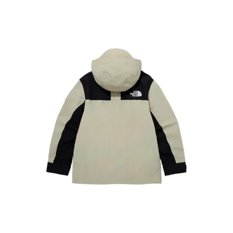 The North Face Jacket Hard Shell Waterproof Windproof Warm Light Beige Unisex Outdoor Coat