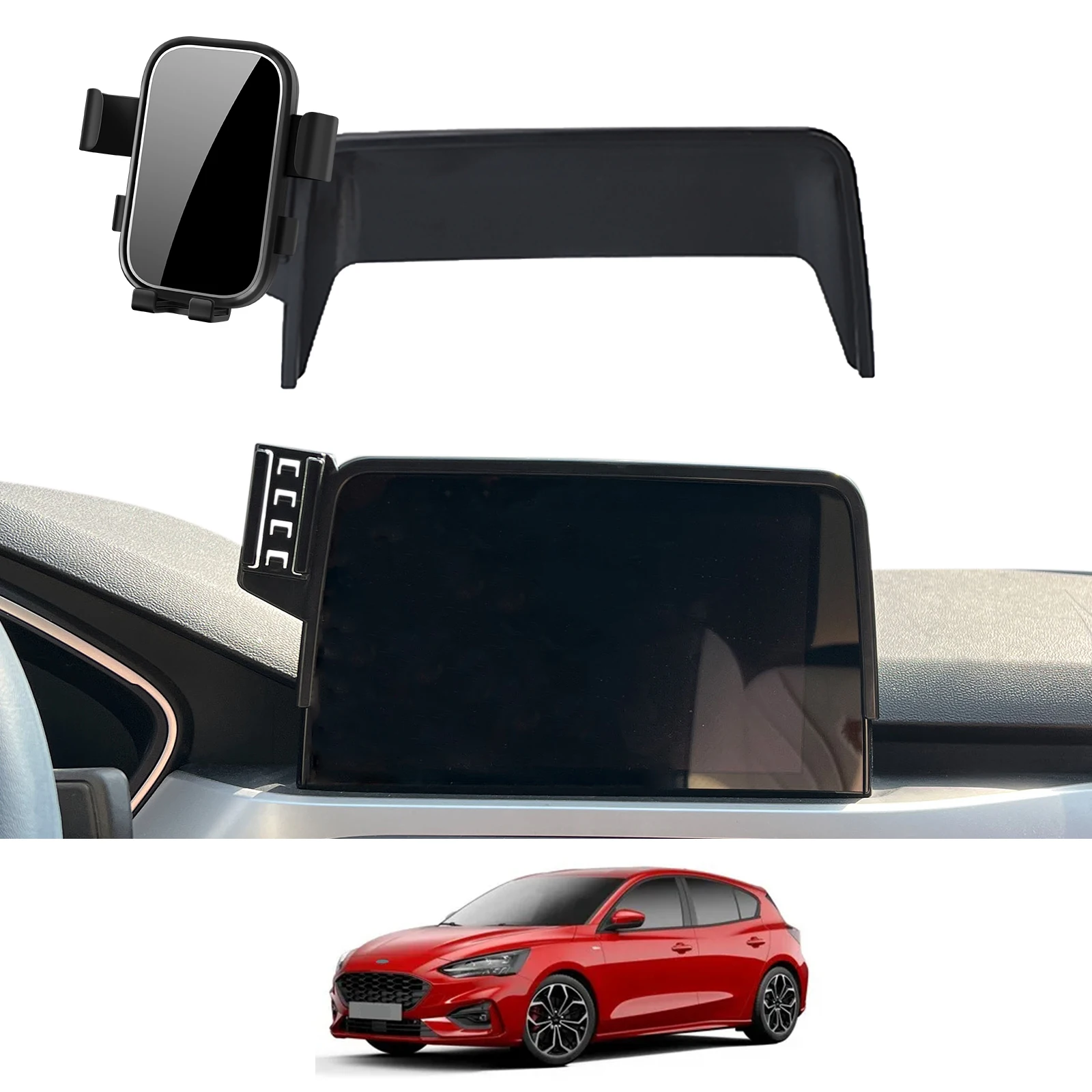 

Car Mobile Phone Holder for Ford Focus MK4 IV 2019~2023 (8in) GPS Bracket Navigation Stand Auto Accessories