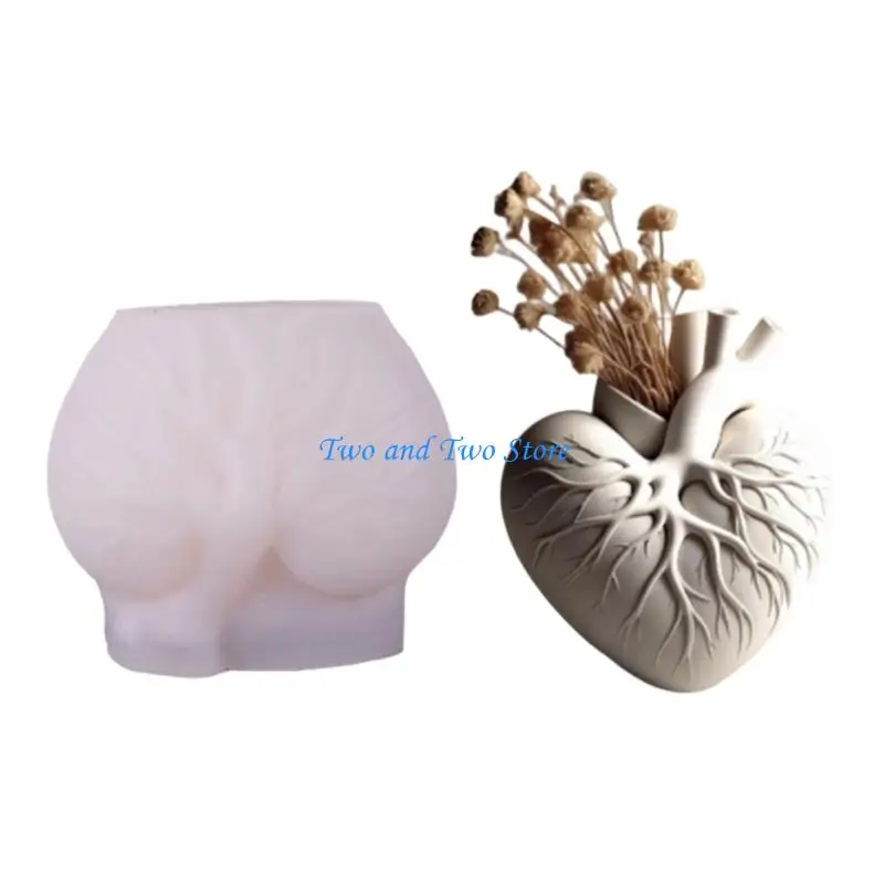 

HX6F Heart Silicone Craft Moulds Reusable Handmade Tool Silicone Texture