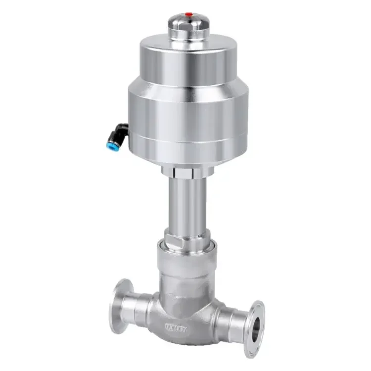 DONJOY stainless steel pneumatic globe valve  sanitary globe valve switch control globe valves