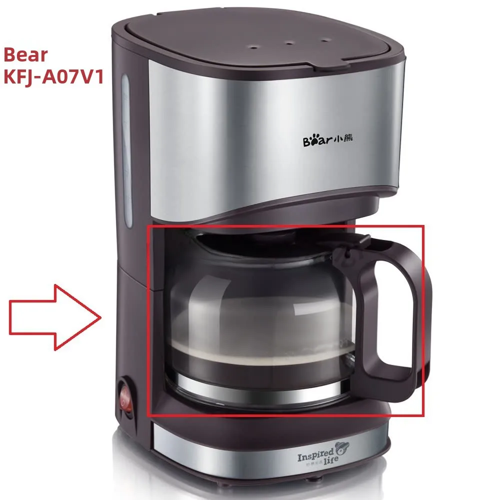 Медвежонок Маленький Медвежонок KA02NA06K403A07V Кофе Хном Стеклянный горшок Ручка фильтра Коробка Poer Чашка Аксессуары Ручное заваривание кофе