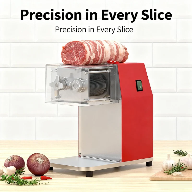 Commercial Desktop Electric Small Meat Cutting Machine Fresh Pork Chicken beef Meat Cutting Machine fish slicer machine For Home