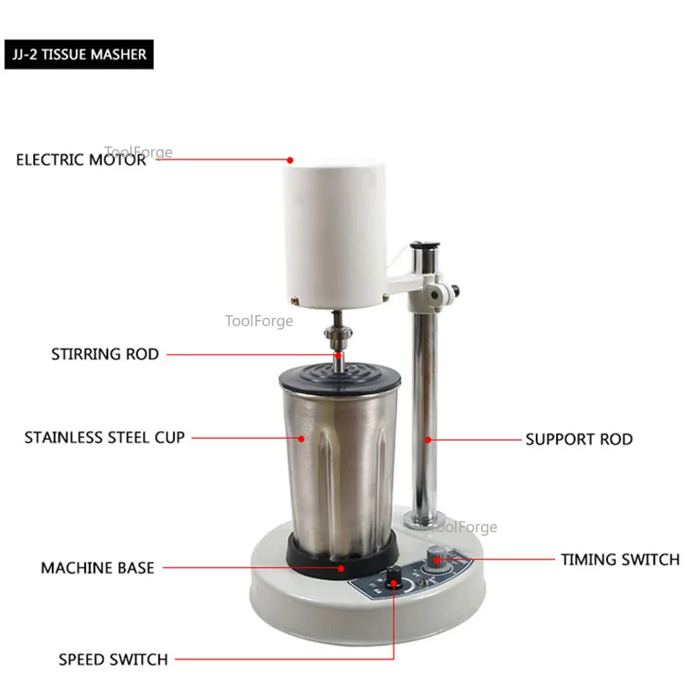 FSH-2A/JJ-2 Lab Homogenizer High Speed Dispersion Device Homogenization Machine disperser laboratory high-speed Emulsifier 220V