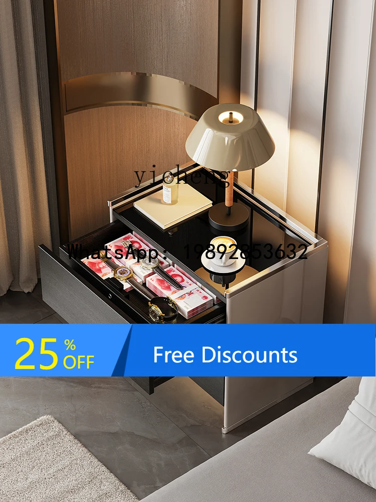 

Italian bedside table bedroom creative storage cabinet