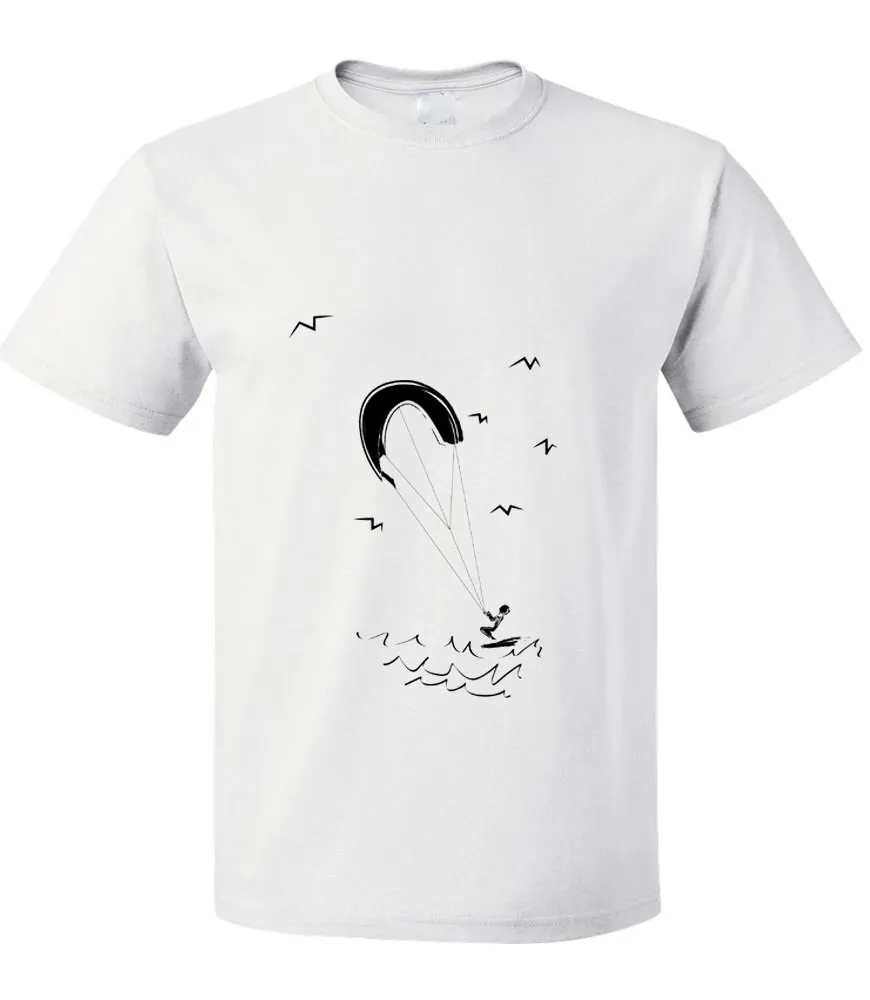 Kiteboard t shirt minimalistic tee boyfriend gift kite surf