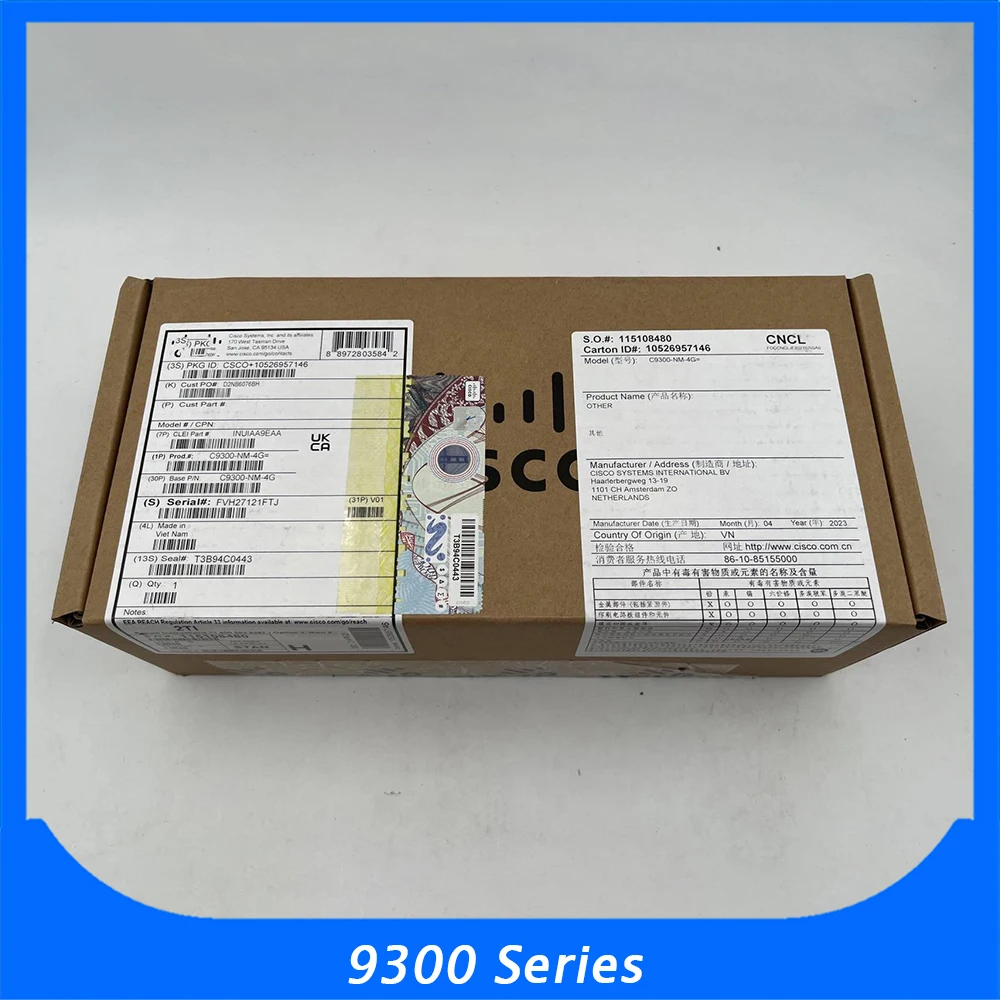 

For Cisco 9300 Series Switches 2Q 8X 4M Expansion Module C9300-NM-4G