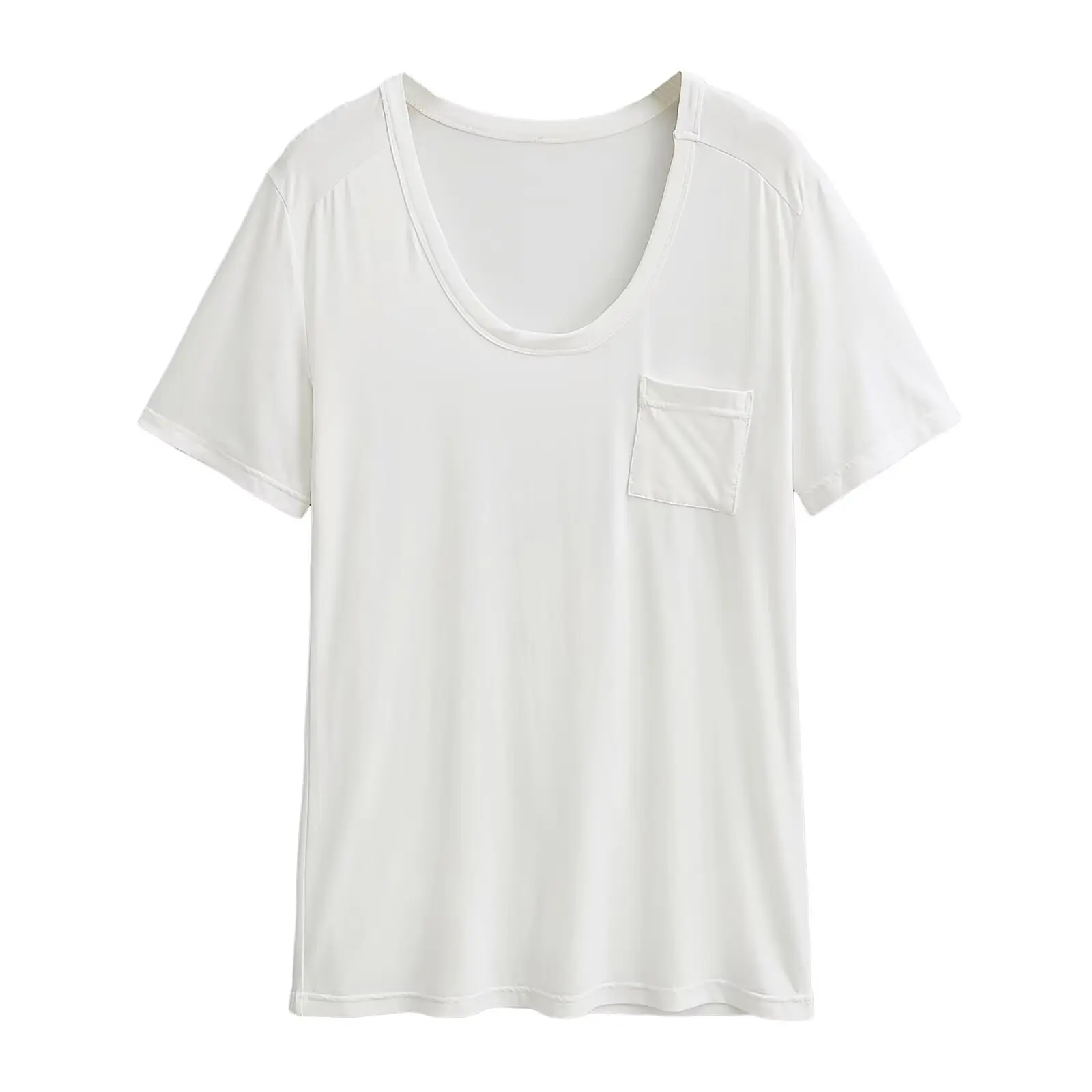 Luźna Wygodna Koszulka Ort Sve T-irt Basic Sle ket Design dla Caier Room Boting irt Street Sle Summer Top