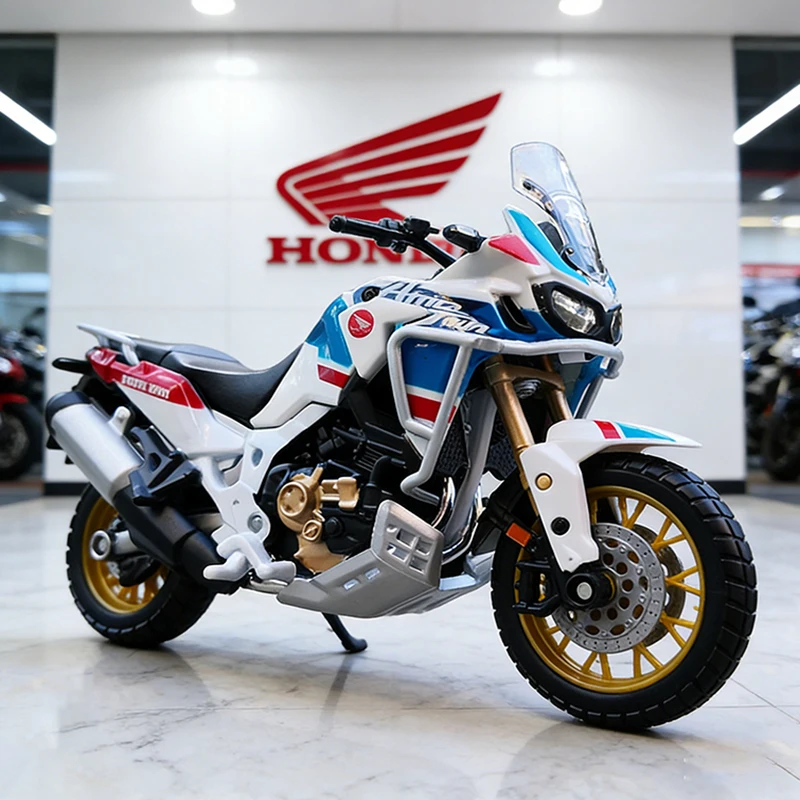 

Bburago 1/18 Honda Africa Twin Adventure Motorcycle Model Toy Vehicle Collection Autobike Off Road Autocycle Toys Car