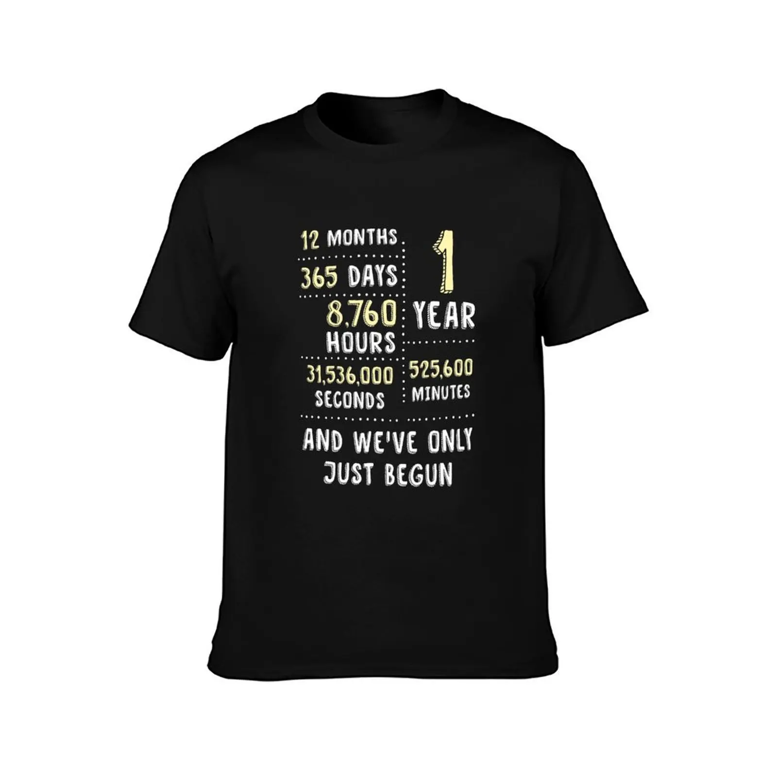Paper Anniversary Collection Gifts 1st Wedding Anniversary Shirt And Gadget Cases T-Shirt Summer Casual Cotton Tee