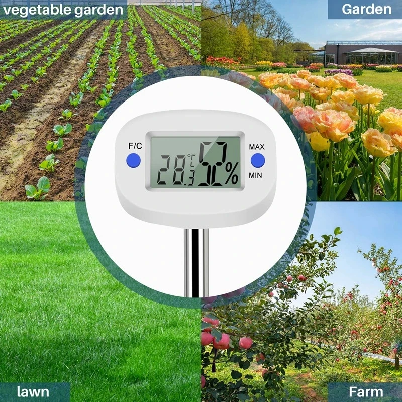 Humidity Meter Egg Control Digital Plant Moisture Light Soil Humidity Meter Thermometer Temperature Tester