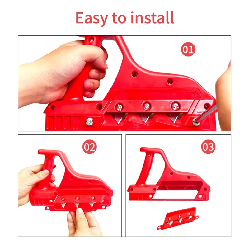 A58Z Plasterboard Quick Cutter, Gypsum Board Hand Plane For Drywall Edge Chamfering At 45°/60° For Precise Woodworking Trimmer