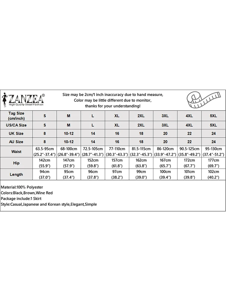 Zanzea-プリーツスカート,ハイウエスト,ヴィンテージ,伸縮性,十分,単色,ロング,休暇,韓国ファッション,夏