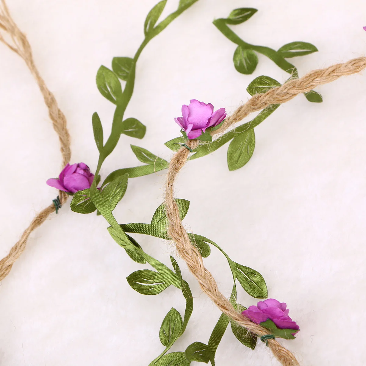 

Purple Flower Headband Floral Garland Handmade Materials Durable Nice Looking Charming Eye Catching Match Any Hairstyle Outfit