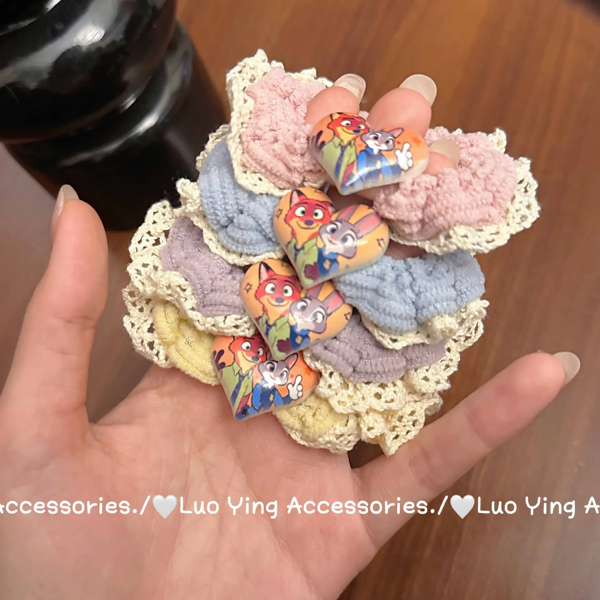 10/50 جديد لـ Zootopia 2 أربطة شعر وربطات شعر عالية المرونة ومتعددة الاستخدامات ربطات شعر حلوة وإكسسوارات هدية الكريسماس #4