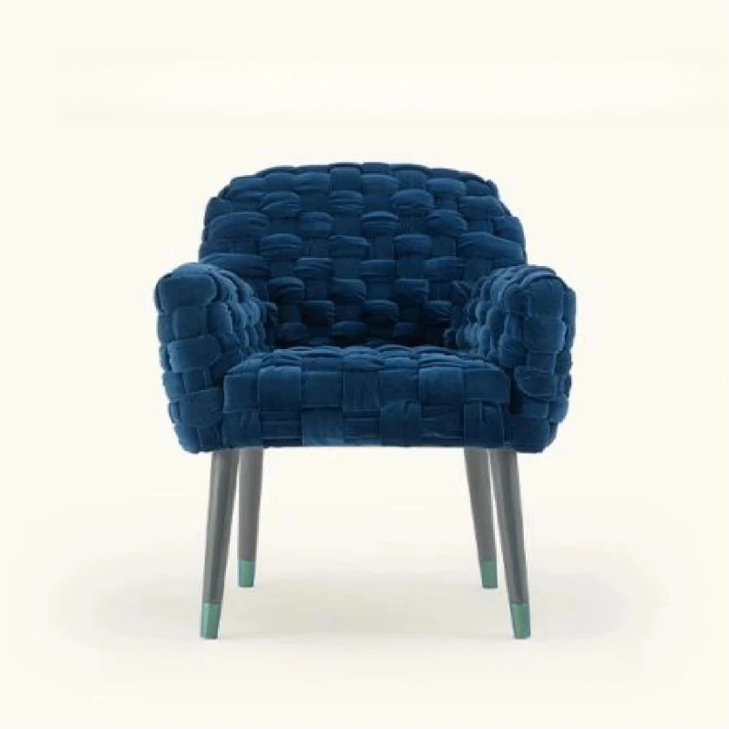 Extra-large and comfortable home stool footstool, minimalist light luxury linen fabric wide seat with thick cushion