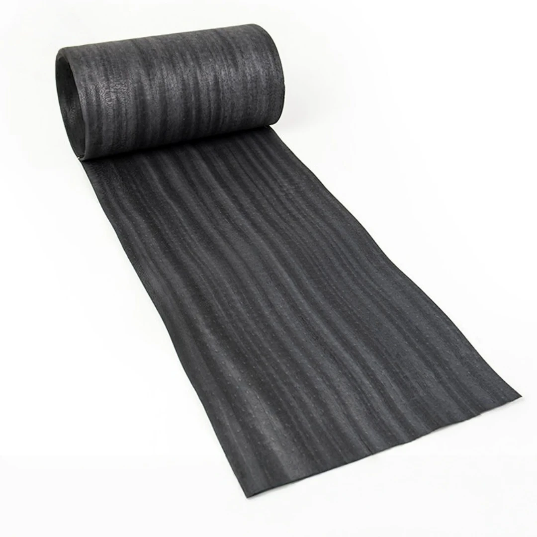 26x250cm Natural Dyed Black Ayous Wood Veneer Sheet for Furniture Repair DIY Craft Inlay Decoration ( 0.2mm Thick )