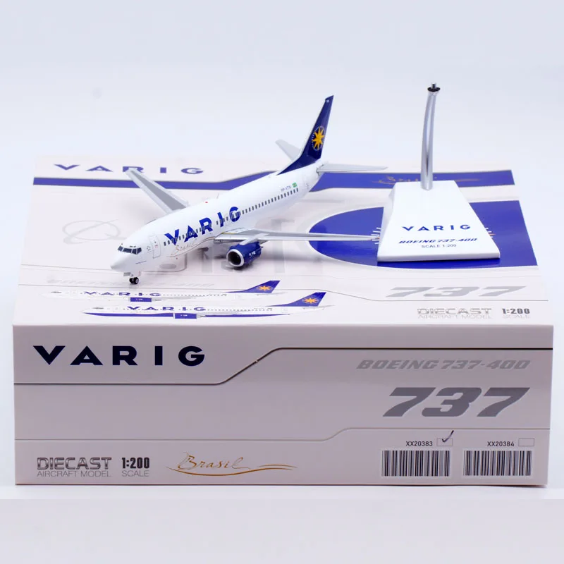 

XX20383 Alloy Collectible Plane Gift JC Wings 1:200 Varig Airlines "StarAlliance" Boeing B737-400 Diecast Aircraft Model PP-VTN