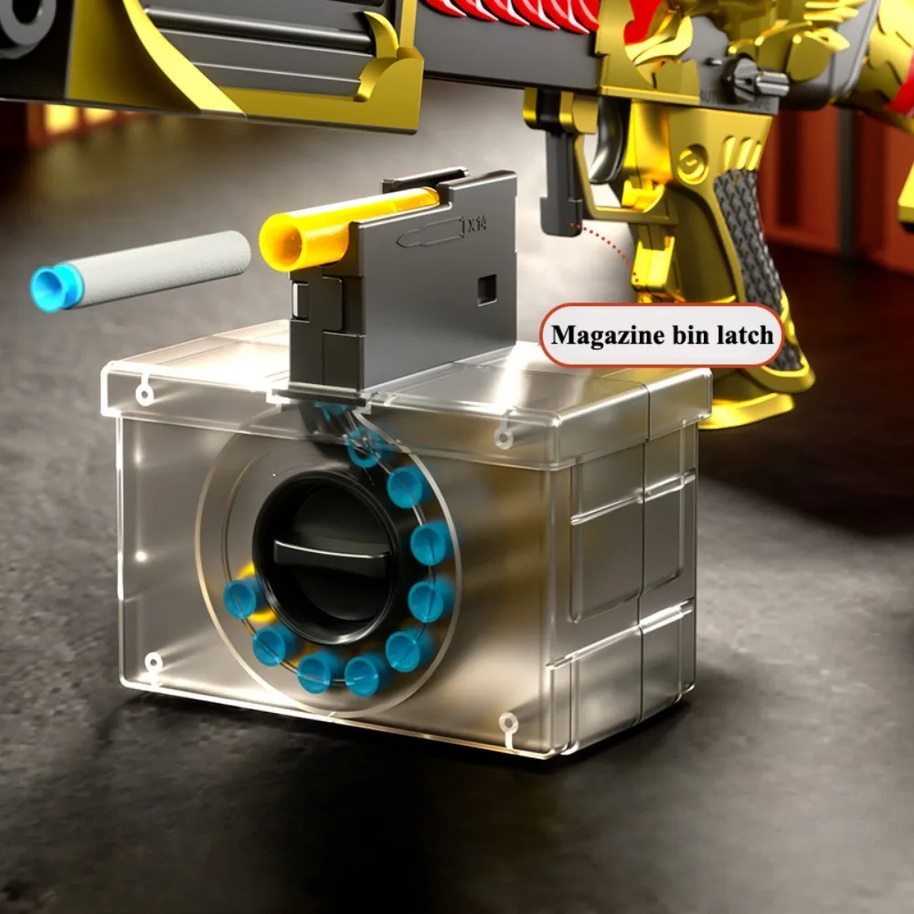 M249 전동 수동 모드 서브머신건 장난감 안전 소프트 총알 발사기 성인 소년 생일 선물 야외 게임용