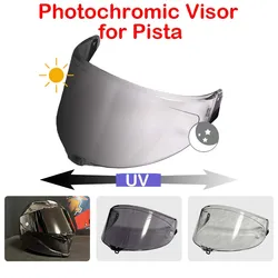 Photochromic Shield Visor Lenses for AGV Pista GPR GPRR R RACE 2 RACE 3 Full Face Viseira Capacete Racing Helmet Parts