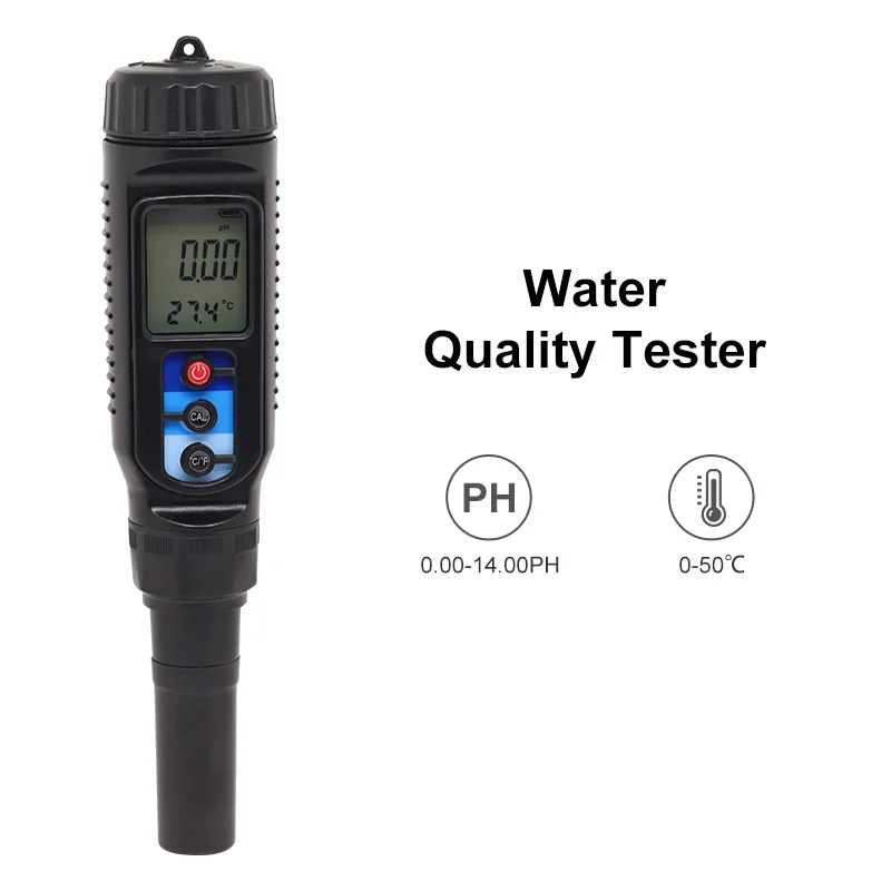 High Precision 0.01 PH Meter Waterproof Sharp Probe Digital Soil Tester Hydroponics Monitor For Cheese Lab Drinking Water