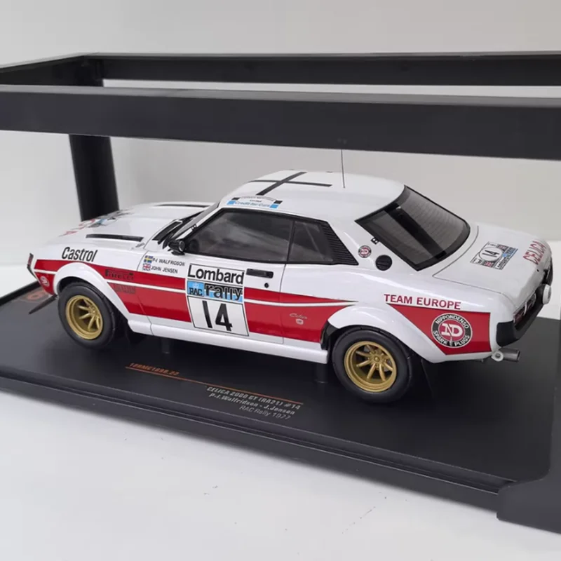 IXO 1:18 Scale Celica 2000 GT RA21 RAC #14 1977 Alloy Car Model Static Collection Decorated Holiday Gifts Toys Souvenir Gift