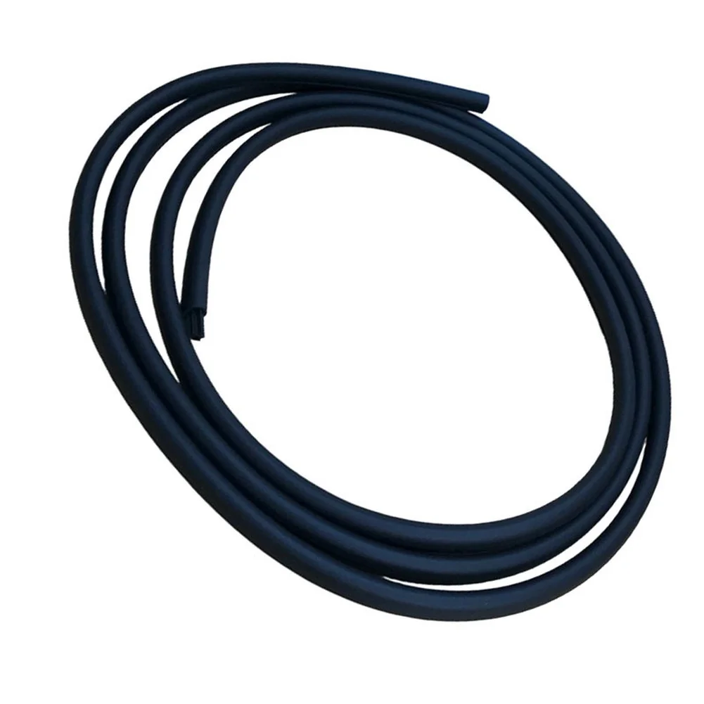 Door Rubber Seal Front Door Weather Strip Wear-resistant Material Front Door Weather Strip Weather Strip Seal Black