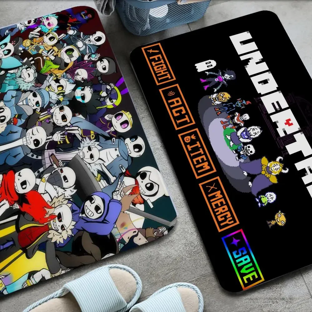 

Game Undertale Floor Mat Bath Mat Nordic Style Home Doormat Bathroom-Toilet Mats Bedroom Welcome Doormat