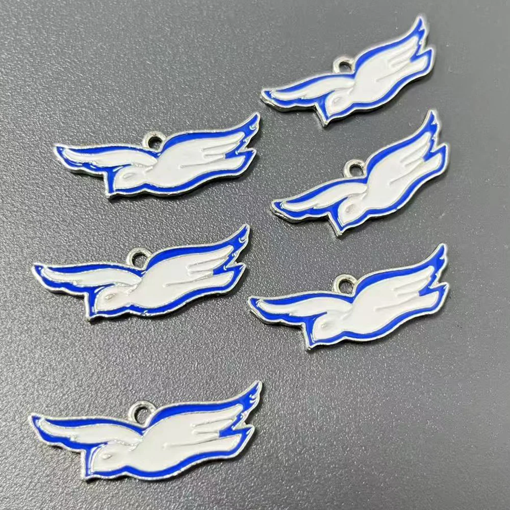 Zeta Phi Beta Blue and White Dove Pendant Charm Gift for Sorority Members Party