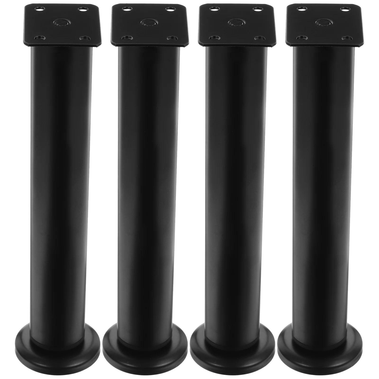 

4Pcs Furniture Leg Replacement Heavy Duty Support Legs Cold Rolled Steel Adjustable 25-42Cm Universal Table Leg for Bed Frame