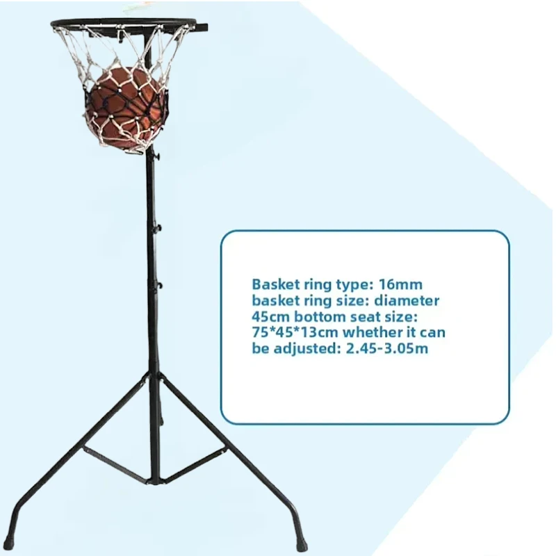 高さ調節可能な屋内外兼用ポータブルバスケットボールフープ、子供用スポーツ用品、コートやフィールドでの遊びに最適