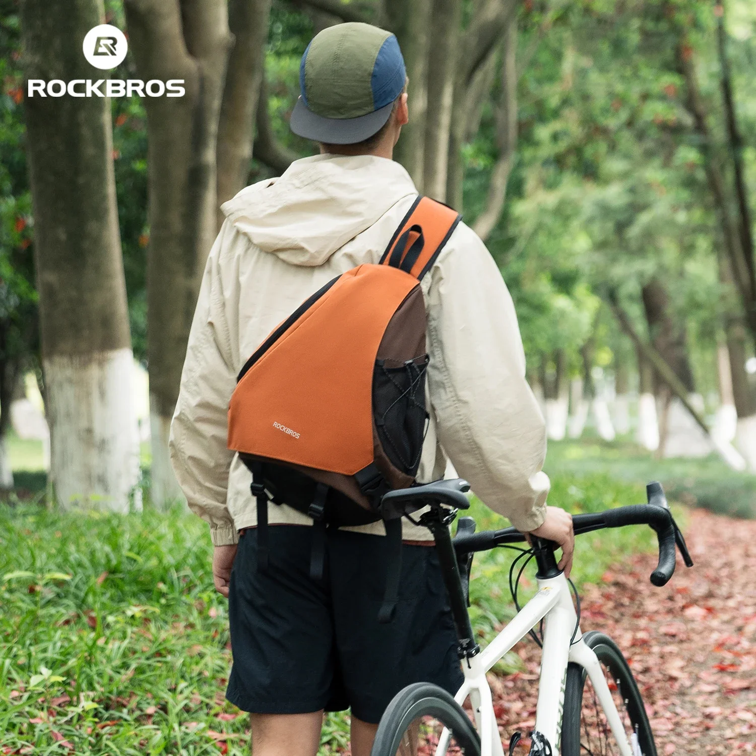 

Сумка ROCKBROS: легкая, дышащая, 11,5 л, регулируемая, для велоспорта, путешествий, через плечо, для активного отдыха