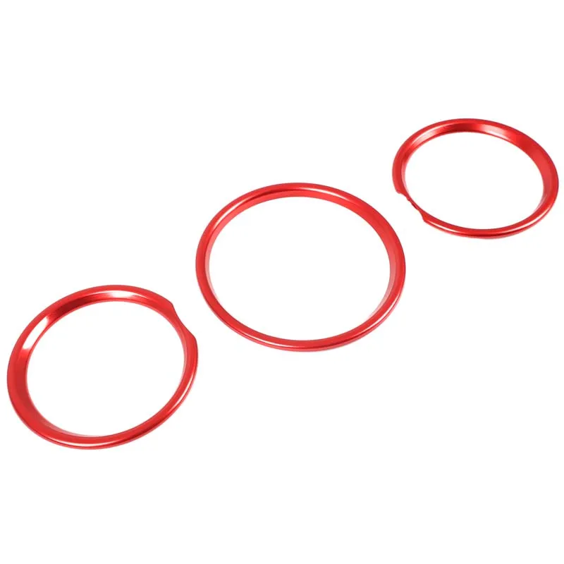 Für Mazda MX-5/Fiat 124/Abarth 124 ab Baujahr 2016, Armaturenbrett-Displayrahmen, Dekorativer Ring, Auto-Innenausstattung, Aluminiumlegierung – Detail 7