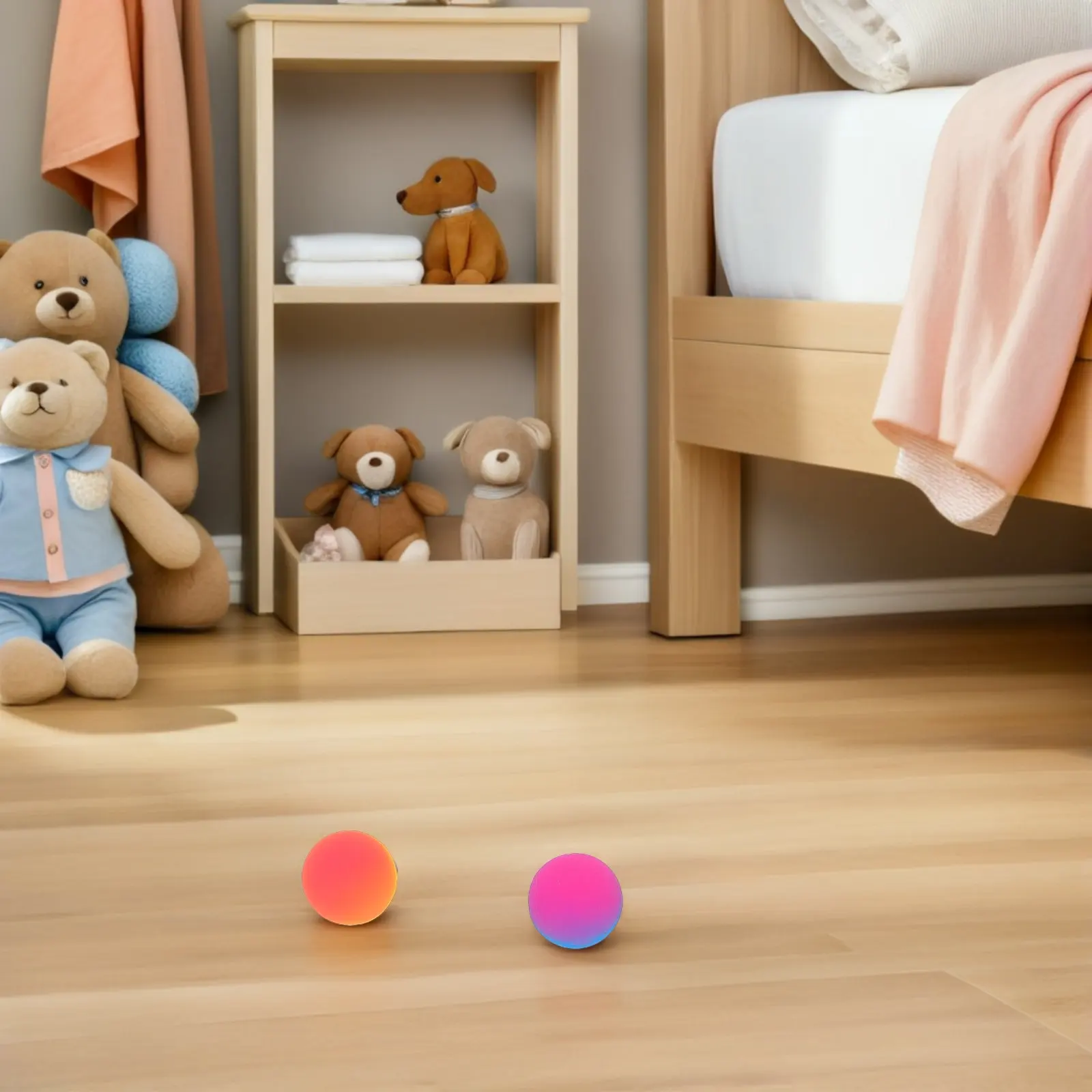 

Набор из 18 суперэластичных двухцветных мячей-попрыгунчиков Jumbo (45 мм) для детей, матовые, с прочным захватом, для игр на улице и в помещении