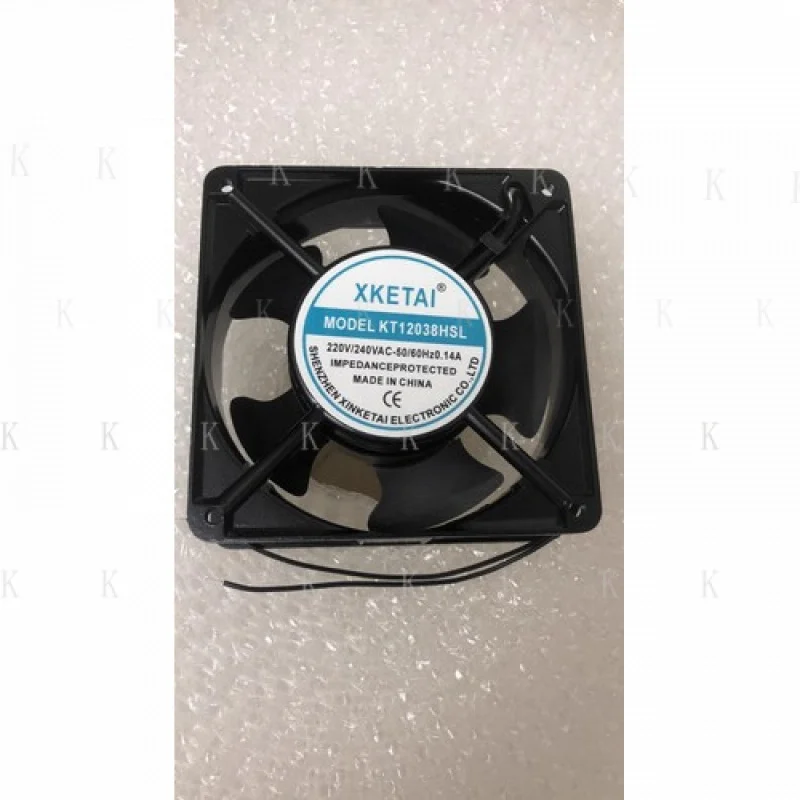 

C FOR XKETAI KT12038HSL 12038 AC220V/240V 0.14A 12CM Axial Cooling Fan