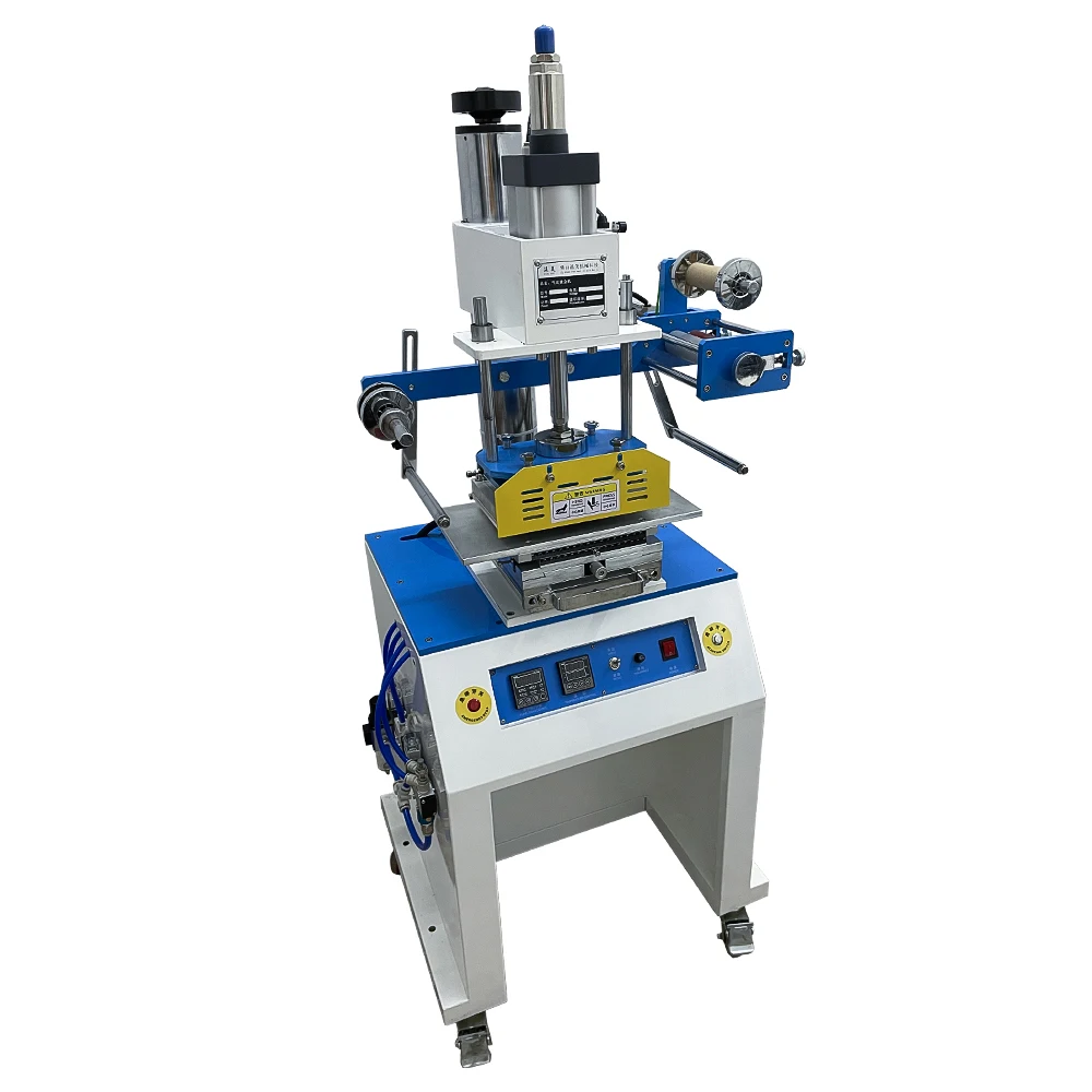 

120*120cm Automatic Foil Feeding System High Speed Pneumatic Leather Hot Stamping Machine for Paper