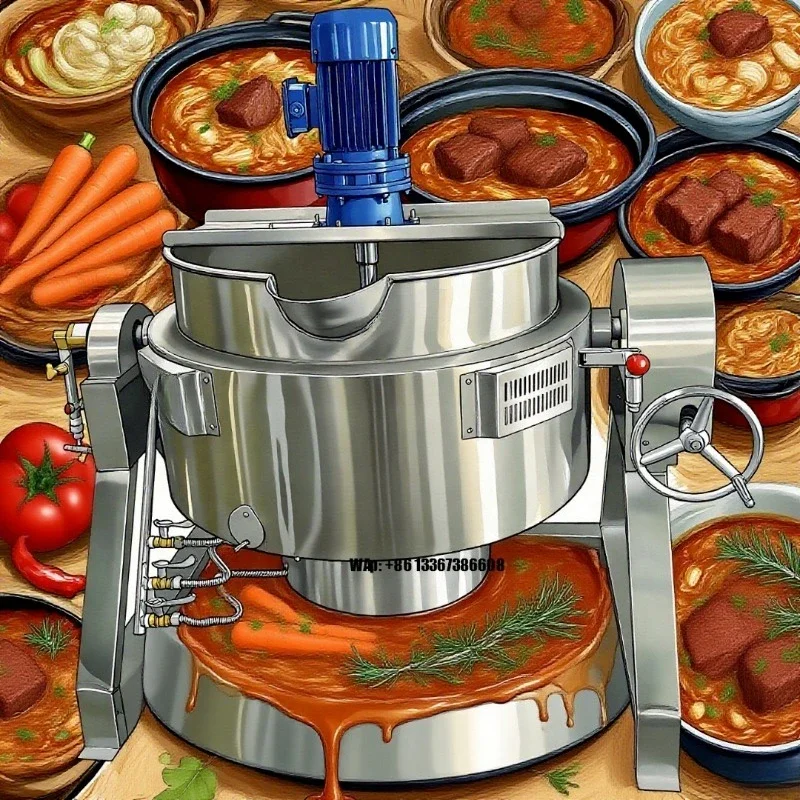 Industrial  Horizontal Mixer Stainless 304 Professional Mixing Machine  Large  For Food And Vegetables Pickles Herbs