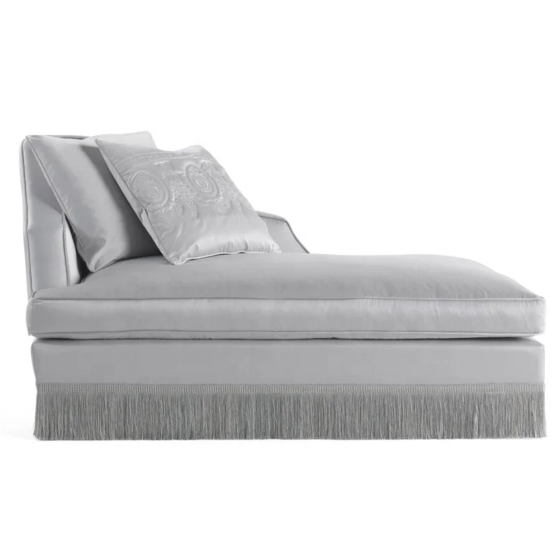 &Furniture Wheidon Sofa Couch Designer Fringed Sofa Armchair in Velvet for Living Room Luxury Home Club - view 5