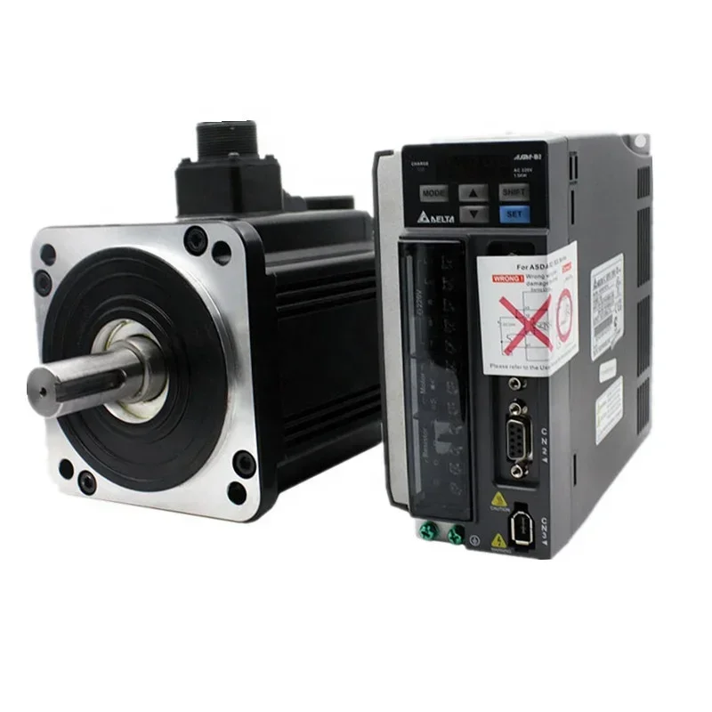 100% Original 1.5kw  Ac Servo Motor &  Drive B2 Series ASD-B2-1521-B  ECMA-E11315RS