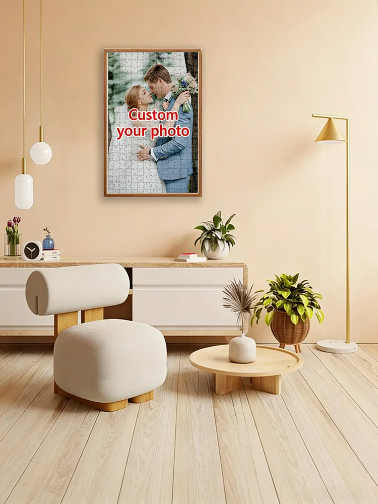 Customizable 1000-Piece Jigsaw Puzzle - Personalized Puzzle with Uploaded Photos - Family Puzzle Game to Enhance Relationships - Suitable for Christmas - Wedding - Birthday - Advanced Level - Mixed Colors - Christmas - Halloween Gift - Customizable Puzzle - Durable Structure - Puzzle - Cute Puzzle - Activity - Holiday Gift - Customized Souvenir - Reusable - Commemorative Gift - Suitable for Adults