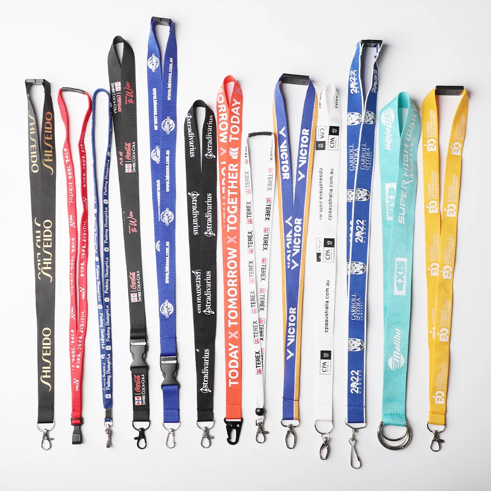 Wholesale Custom of Various Models Lanyard Neck Rope Keychain Personal Printing Landyard With My Logo Company Name Phone Number