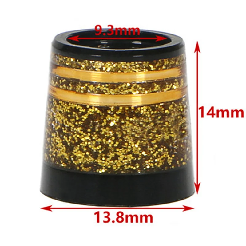 ゴールドリッチゴールドゴルフフェルールチップ、ゴルフアイアン用スリーブフェルールチップ、クラブシャフトアクセサリー、高品質、サイズ0.370、10個