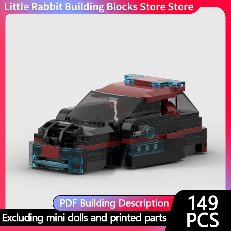 City Car Model MOC Building Bricks Multi-Functional Sports Car Modular Technology Children Holiday Gifts Assemble Toys Suit
