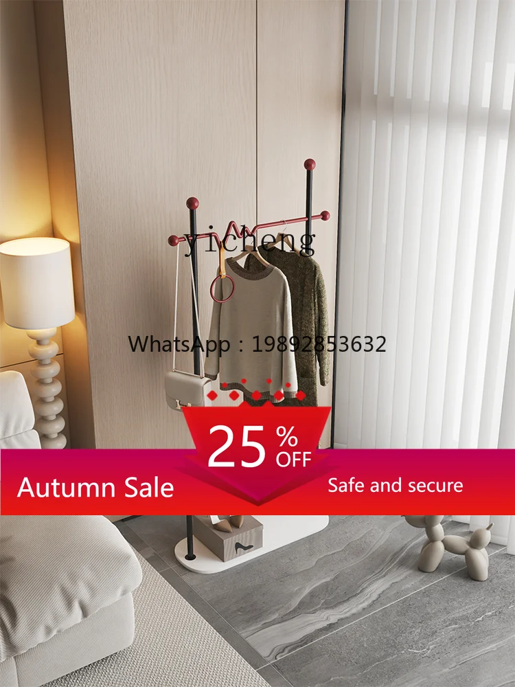 

Marble Clothes Rack Floor Bedroom Coat Rack Home Creative Vertical Clothes Hanger