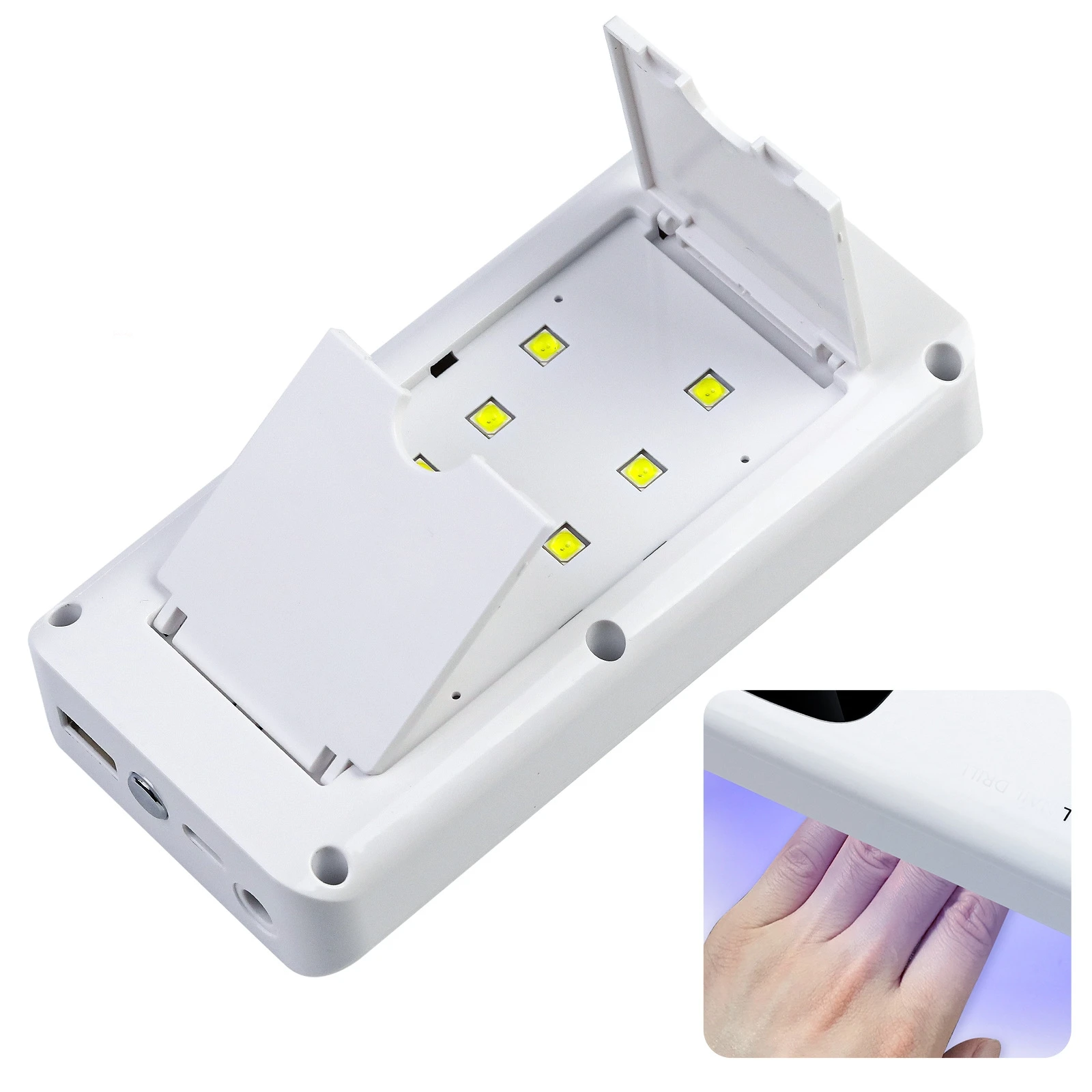 Professional UV LED Nail Lamp with 45000 RPM Nail Drill Machine 2-in-1 Salon Manicure Equipment Set