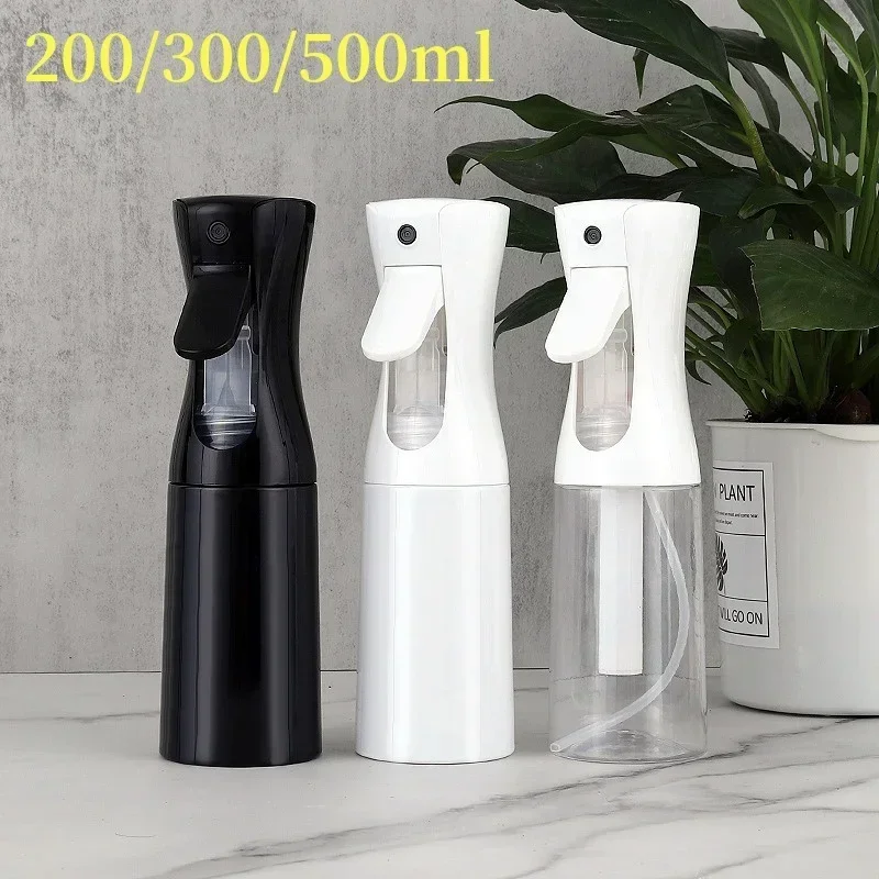 200/300/500ml Spray Bottle Refillable High Pressure Mist Bottle Hair Care Plant Watering Sprayer Water Alcohol Liquid Mist Spray