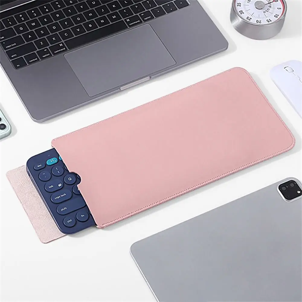 

Bluetooth Keyboard Keypad Pouch Shockproof for Logitech K380 Protective Case Storage Bag Wireless Keyboard Sleeve PU Leather
