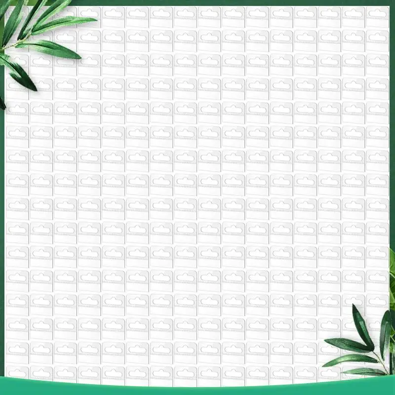 YSS-Hang Tabs, 1000 Pcs Clear Sticky Hanging Tabs Slot Hole Self Adhesive Plastic Hang Tags, 4.5 X 3.5Cm