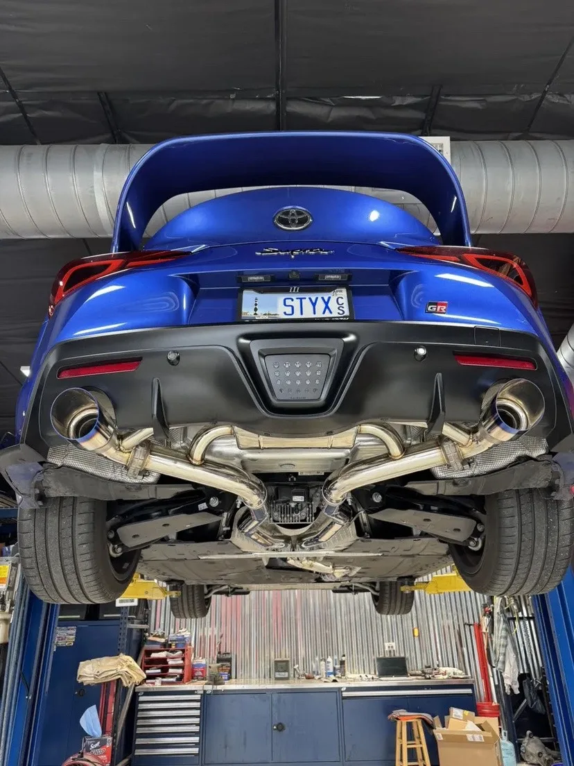 

For BMW X5 M60i G05 X6 M60i G06 4.4T 2023-2025 Titanium Valved Catback Exhaust System with Electronic Remote Control TUV Certifi