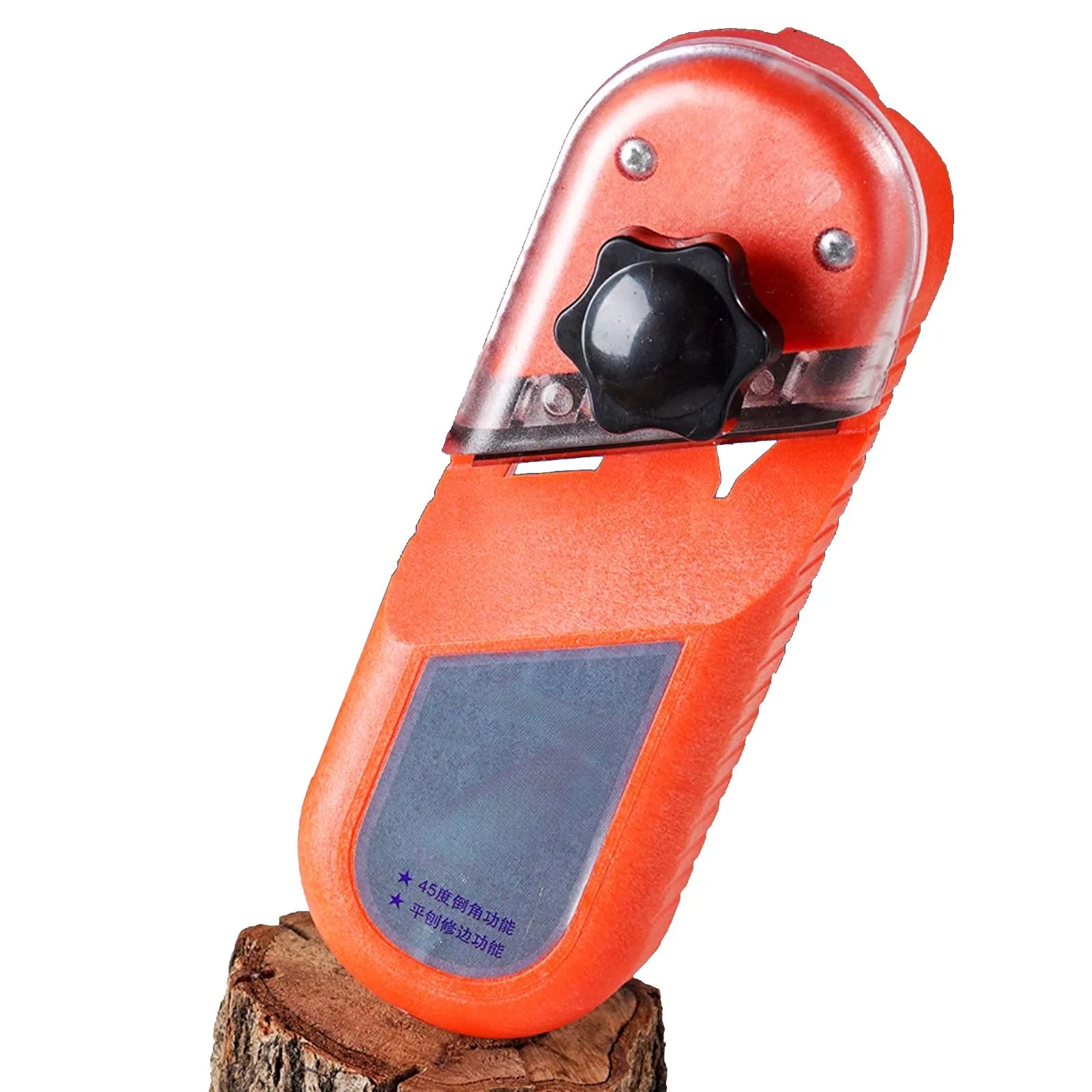 

45 Degree/Flat Dual-purpose Gypsum Board Chamfer, Ceiling Wood Chamfering Plane with 10 Blades