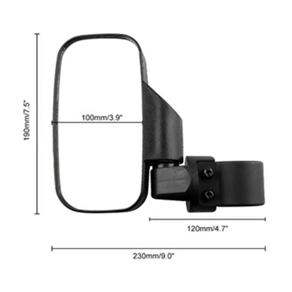 Unique UTV Rearview Mirror Sturdy Rearview Mirror Practical UTV Rearview Mirror  Wide View